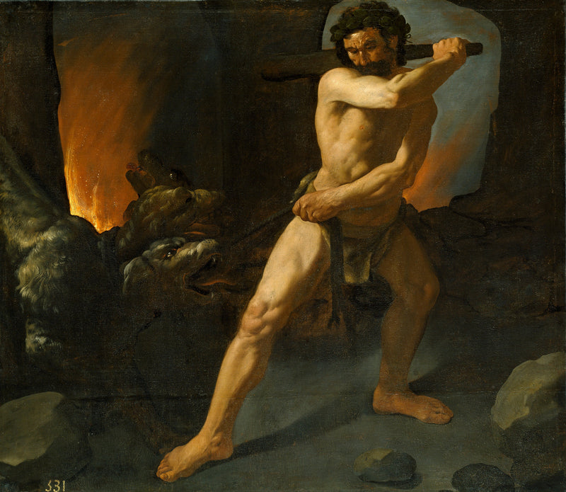 Herkules og Kerberos - Francisco de Zurbarán