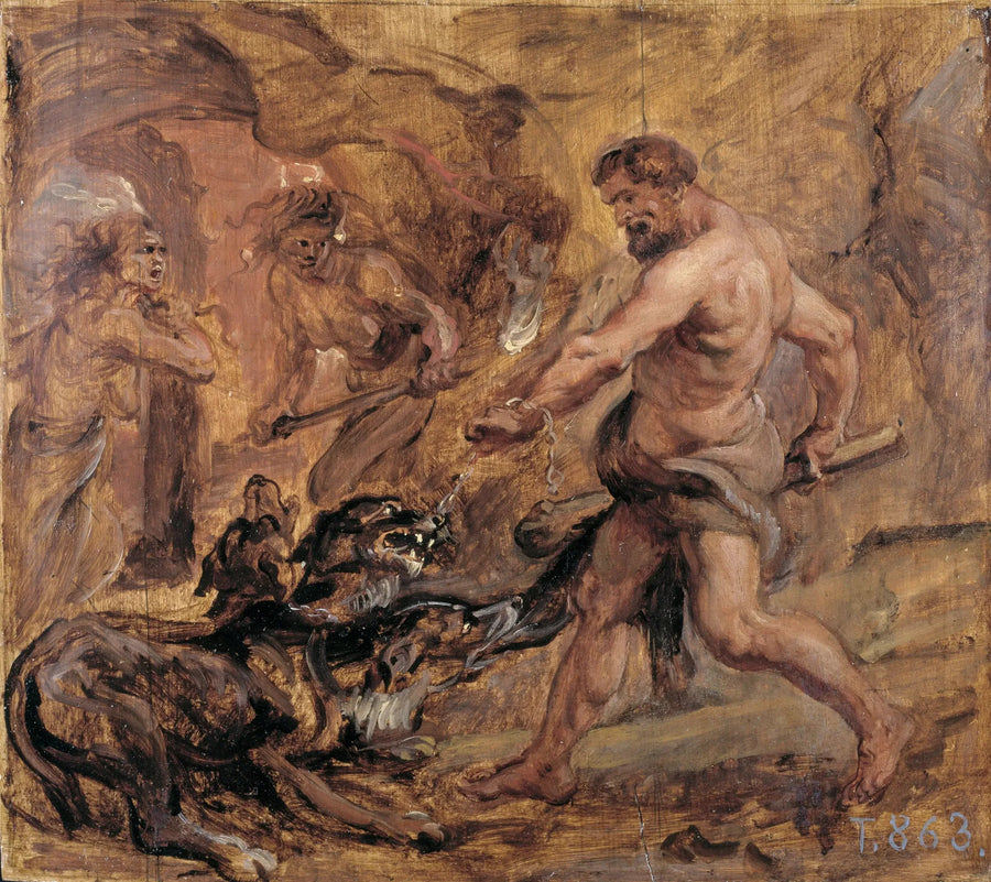 Herkules og Kerberos - Peter Paul Rubens