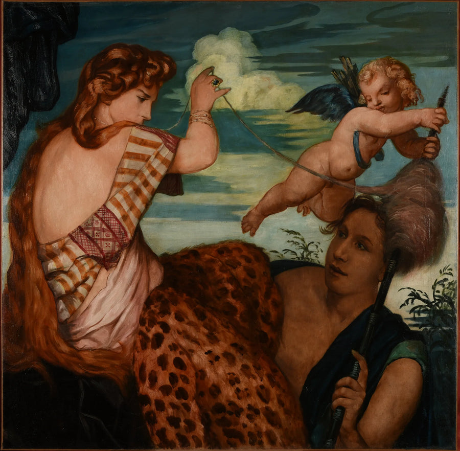 Hercules og Omfale - Émile Bernard
