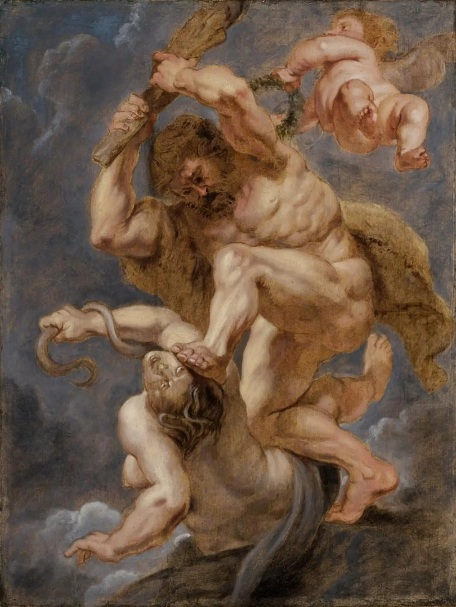 Hércules, heroisk dyd, der overvinder uenigheden - Peter Paul Rubens