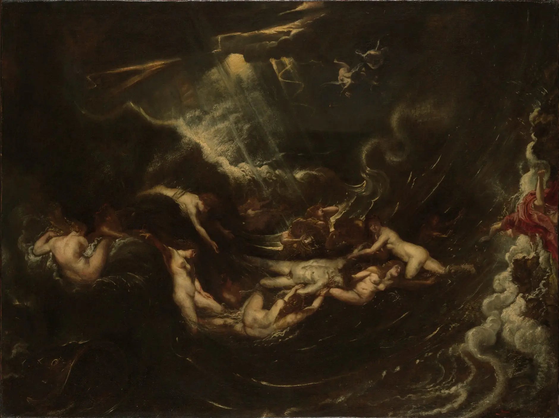 Héro et Léandre - Peter Paul Rubens image 1 reproduction de peinture à l’huile