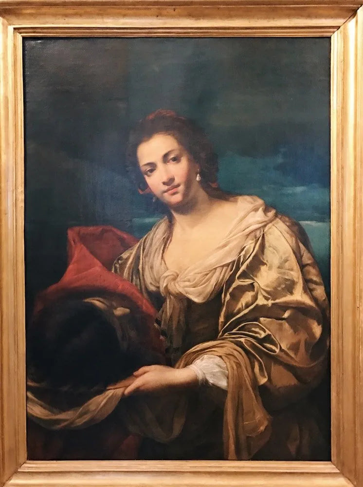 Hérodiade og hovedet af Johannes Døberen - Simon Vouet