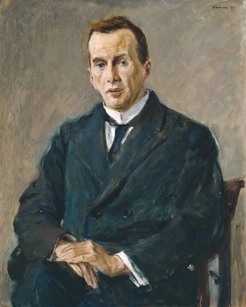 Herreportræt Professor Cassirer - Max Liebermann