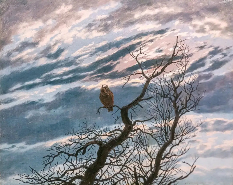 Ugle på et træ - Caspar David Friedrich