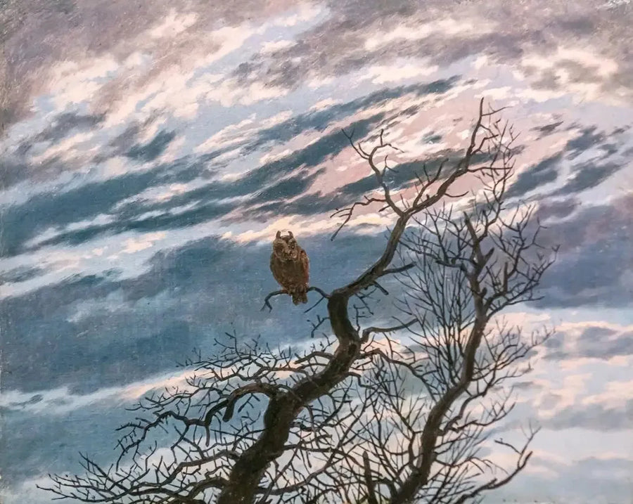 Ugle på et træ - Caspar David Friedrich