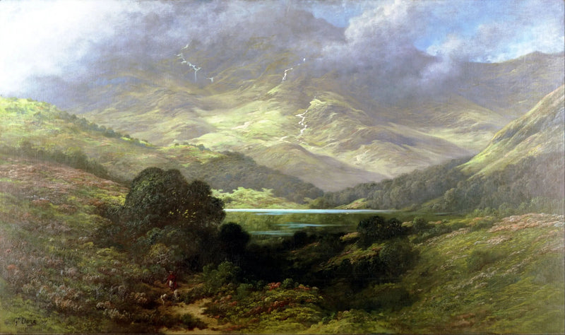 Skotske højland - Gustave Doré