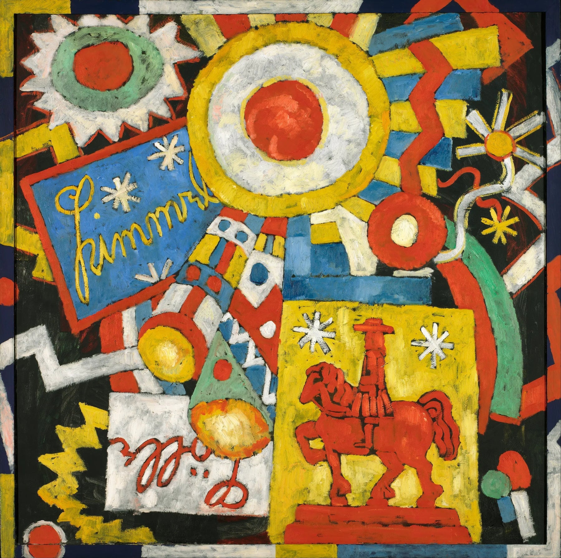 Himmel - Marsden Hartley image 1 copie de tableau peinte à la main