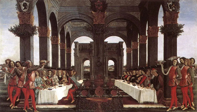 Historien om Nastagio degli Onesti, fjerde episode - Sandro Botticelli
