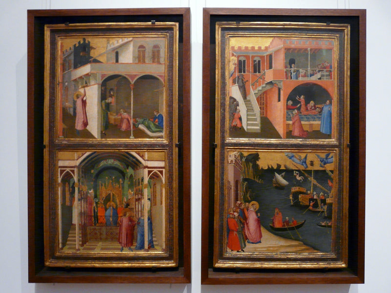 Historier om Sankt Nikolaus - Ambrogio Lorenzetti