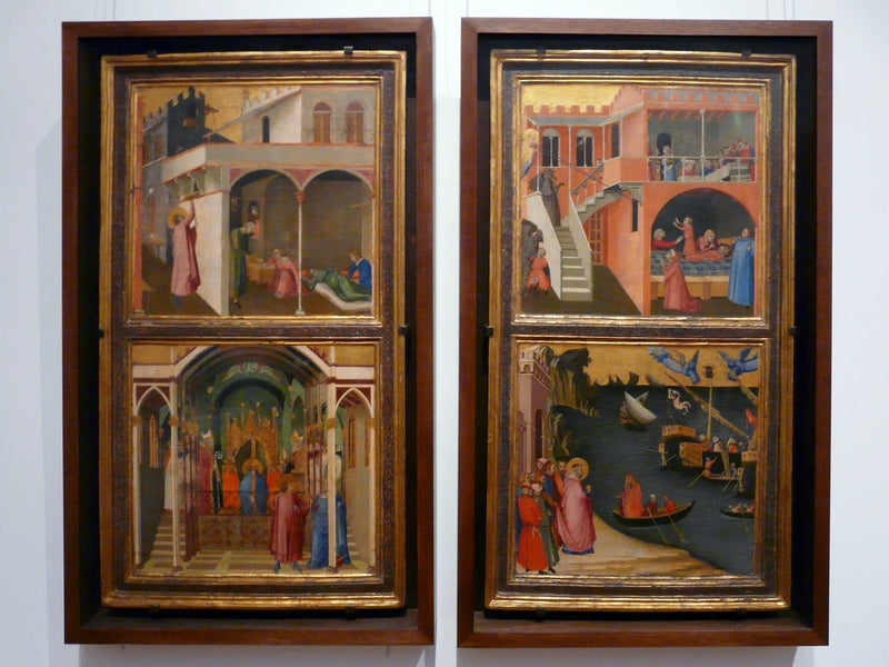 Historier om Sankt Nikolaus - Ambrogio Lorenzetti