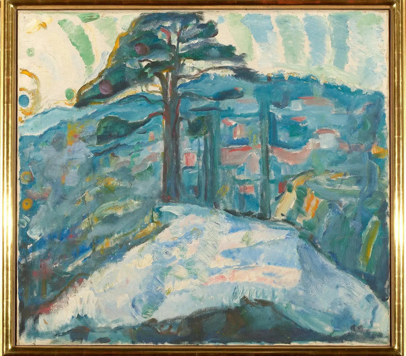 Vinter i Kragerø - Edvard Munch