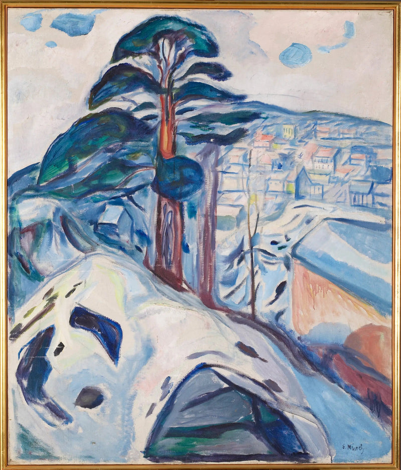Vinter i Kragerø - Edvard Munch