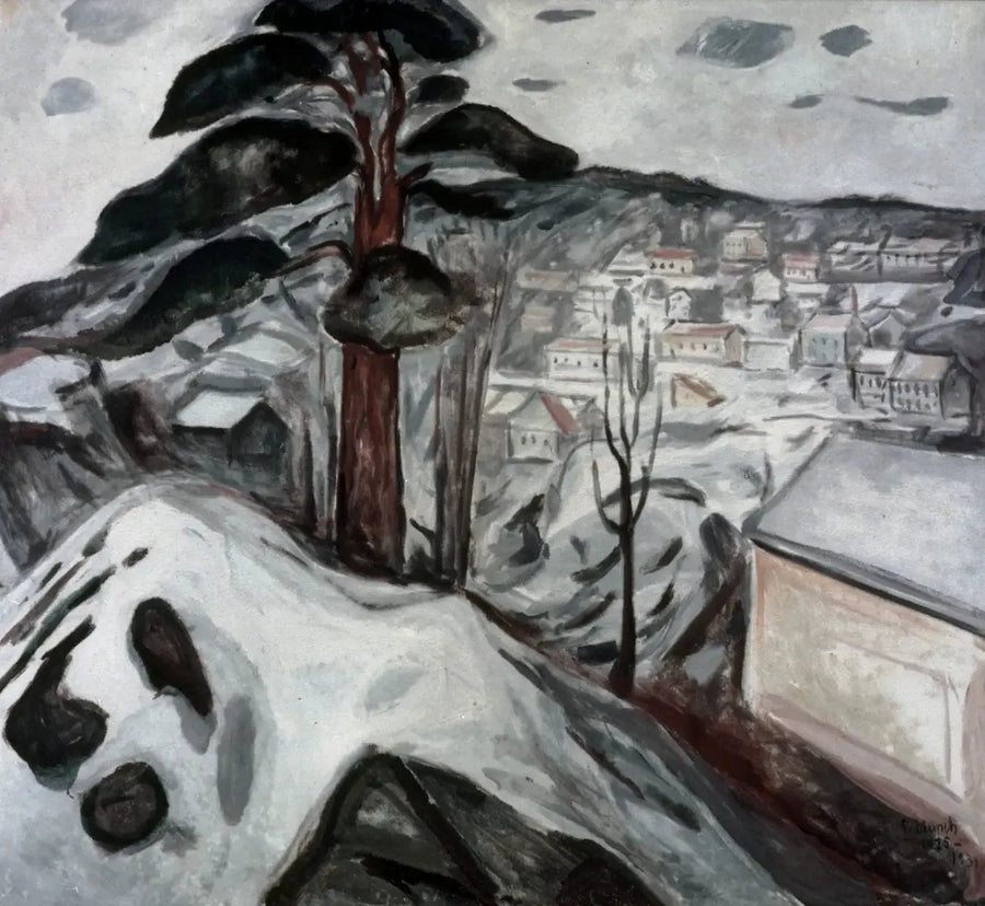 Vinter i Kragerø - Edvard Munch