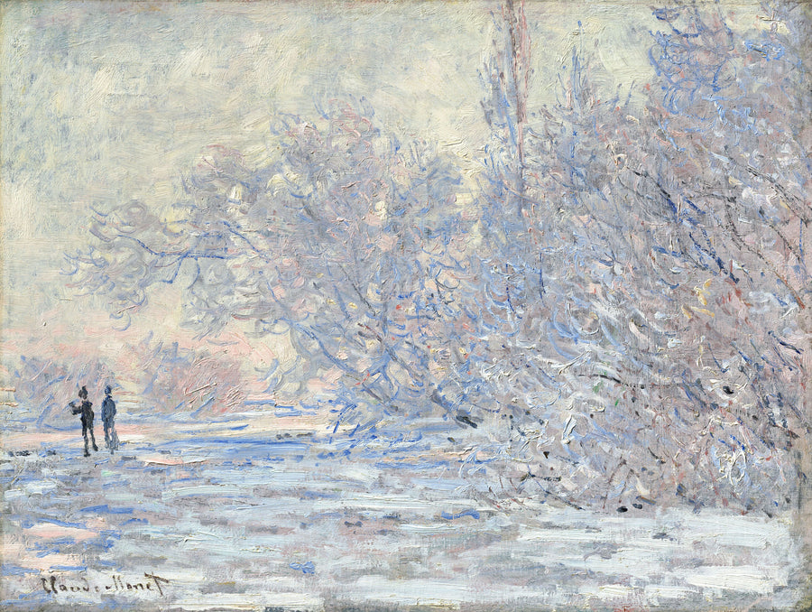 Vinter i Giverny - Le Givre W963 - Claude Monet