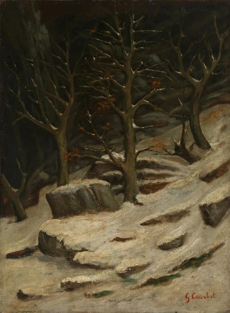 Vinter - Gustave Courbet