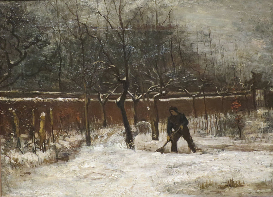 Vinter (Præstegårdens have under sneen) - Vincent van Gogh