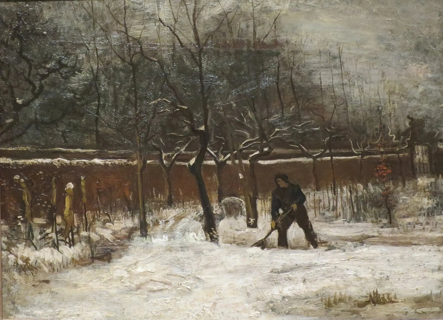 Vinter (Præstegårdens have under sneen) - Vincent van Gogh