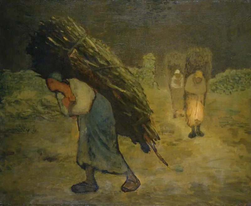 Vinter, pedéopsamlerne - Jean-François Millet