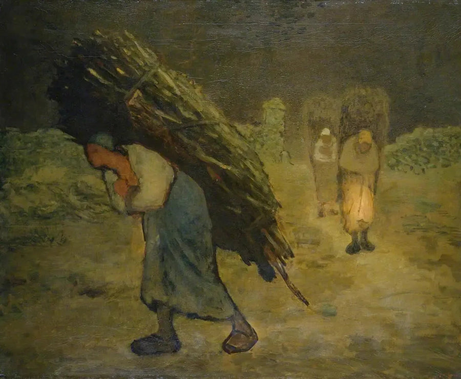 Vinter, pedéopsamlerne - Jean-François Millet