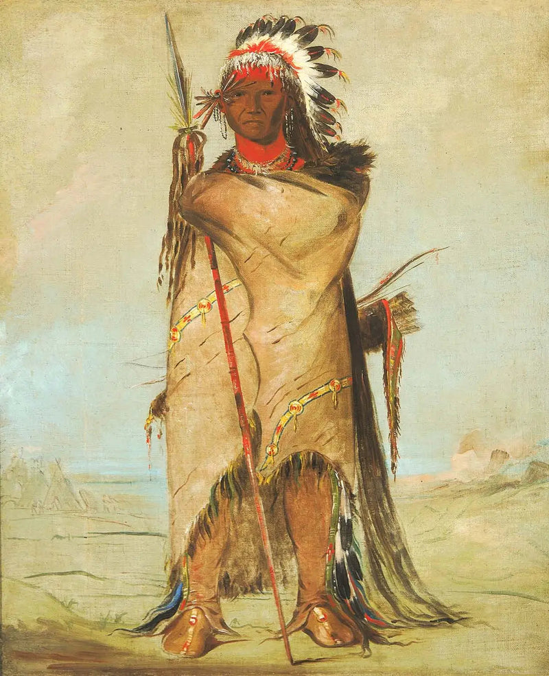 Hó-ra-tó-a, un modig - George Catlin