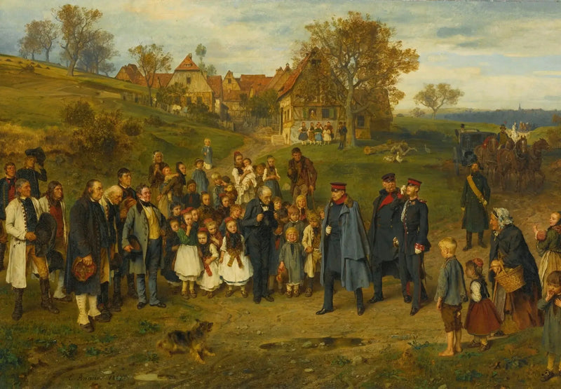 Højhed på Rejse (1867) - Ludwig Knaus