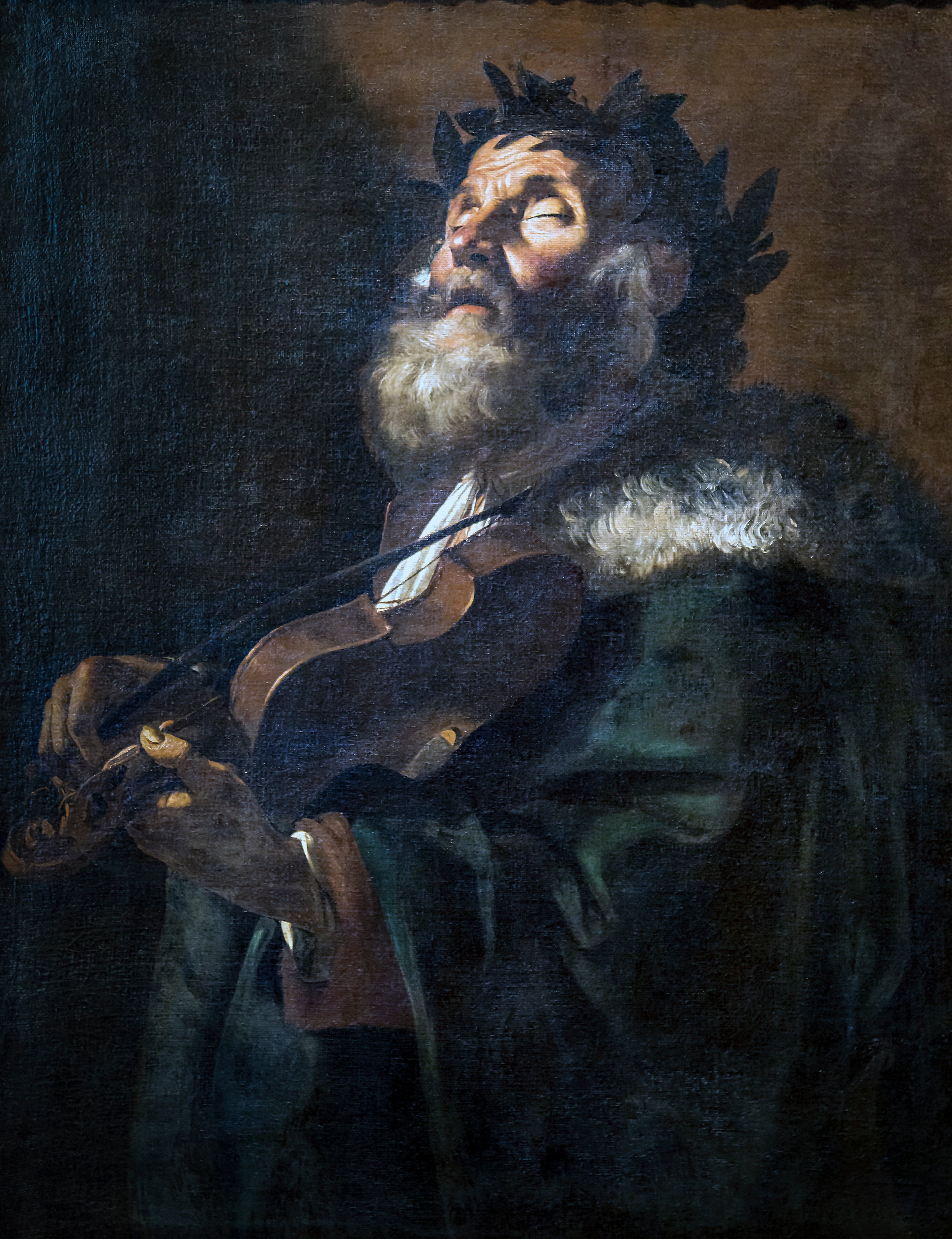 Homère - Mattia Preti image 1 tableau peint à l’huile sur toile