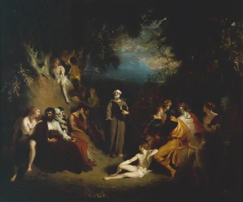 Homers reciterer sine digte - Thomas Lawrence