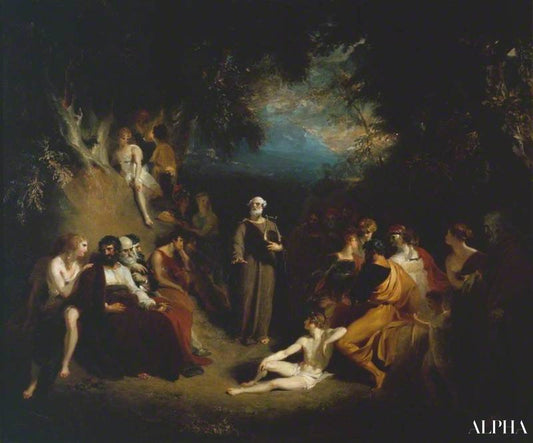Homère récitant ses poèmes - Thomas Lawrence - Reproductions de tableaux et peintures haut de gamme
