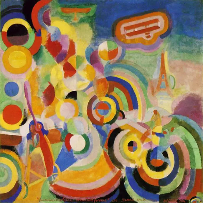 Hyldest til Blériot - Robert Delaunay
