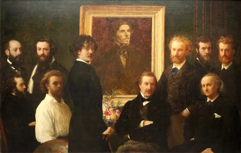 Hyldest til Delacroix - Henri Fantin-Latour