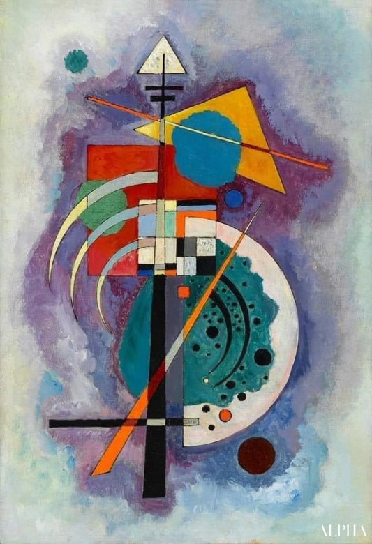 Hommage til Grohmann - Vassily Kandinsky - Reproduktioner af malerier og højkvalitets malerier