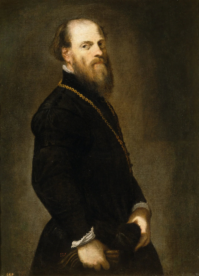 Mand ved den gyldne kæde - Jacopo Tintoretto