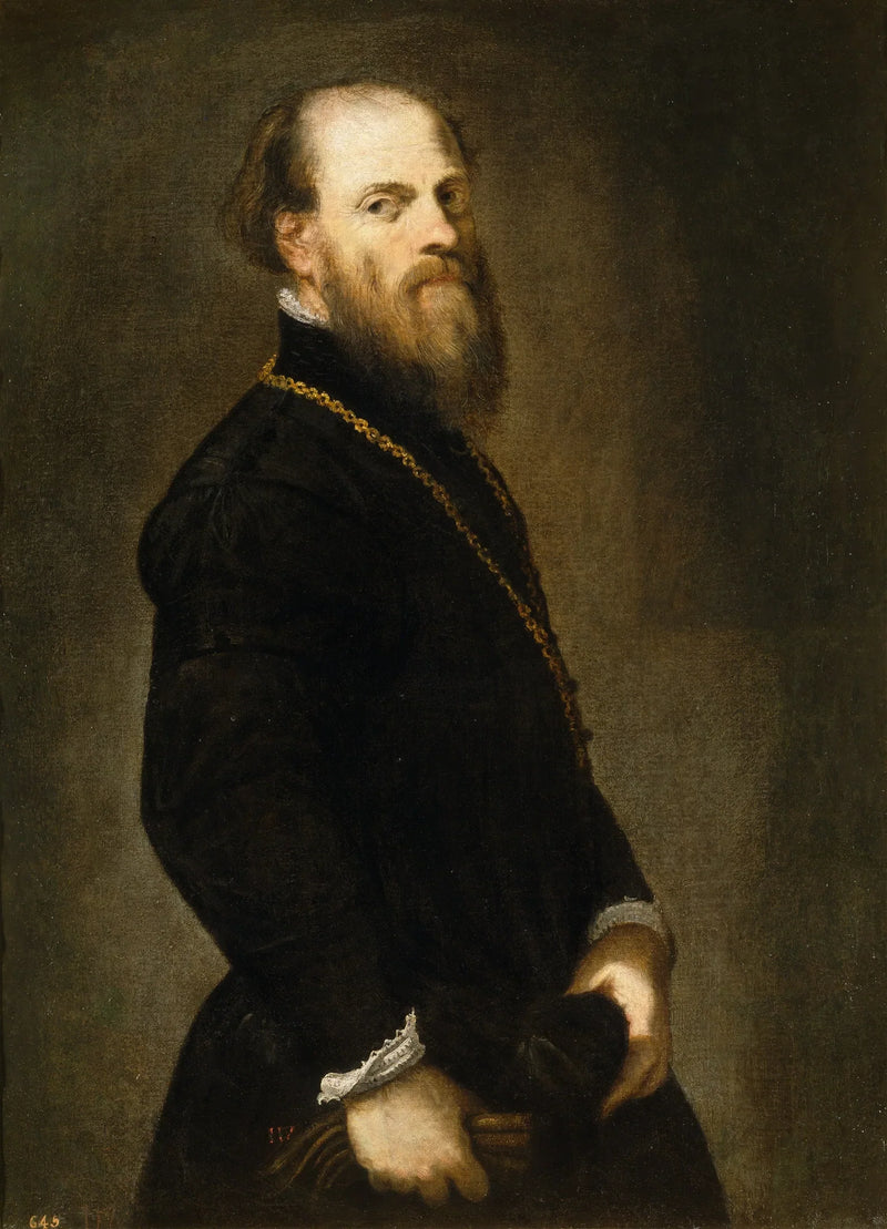 Mand med den gyldne kæde - Jacopo Tintoretto