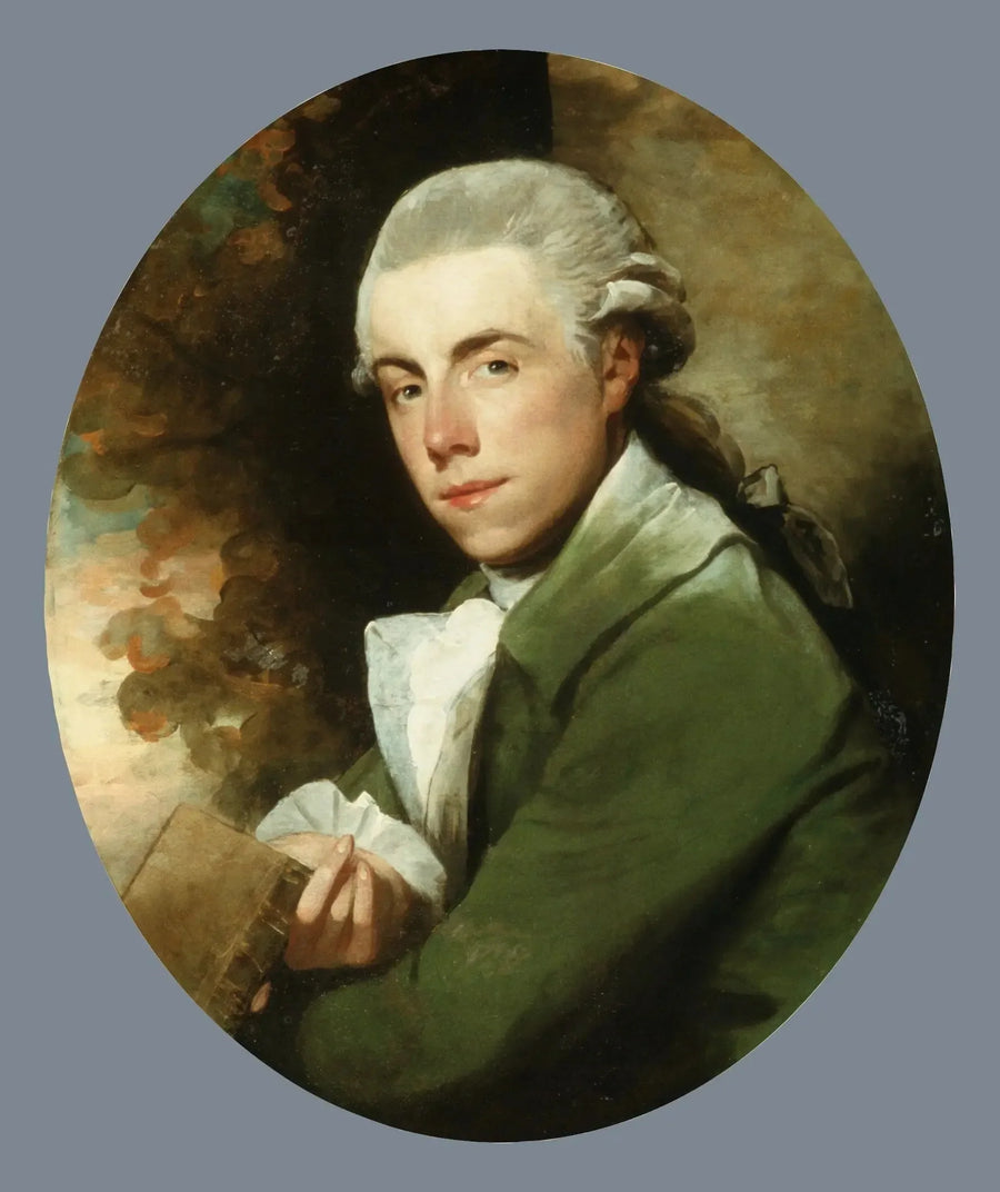 Mand i grøn frakke - Gilbert Stuart