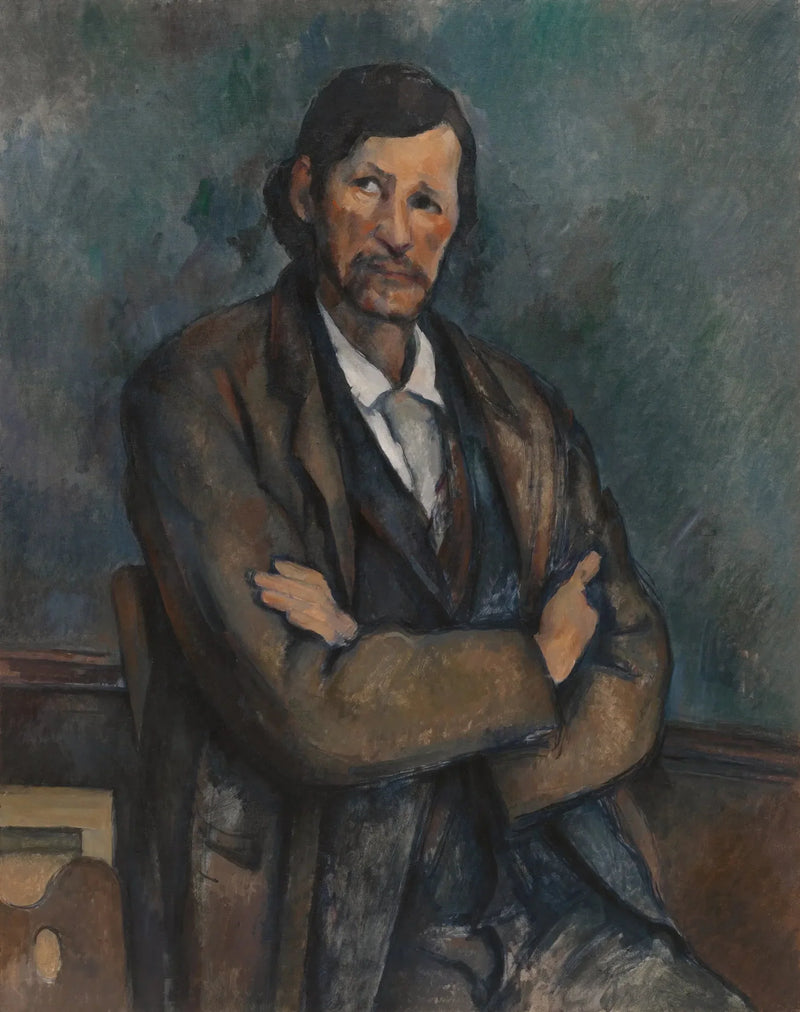 Mand med korslagte arme - Paul Cézanne