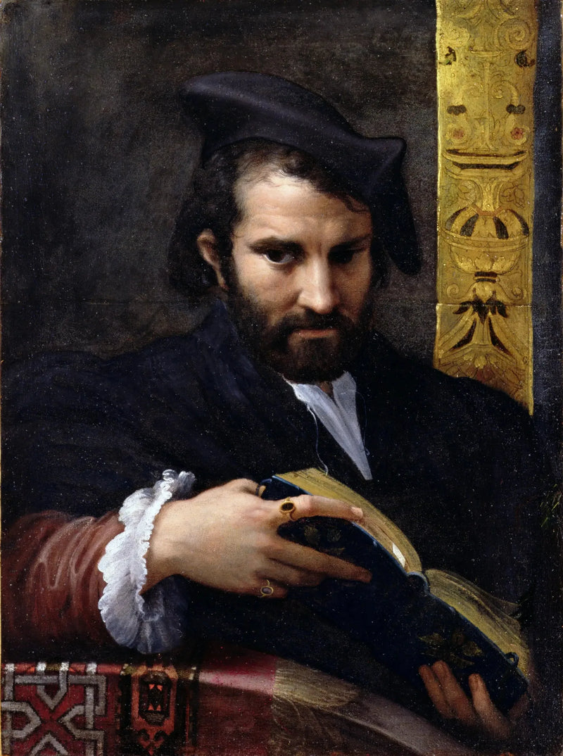 Mand med en bog - Parmigianino