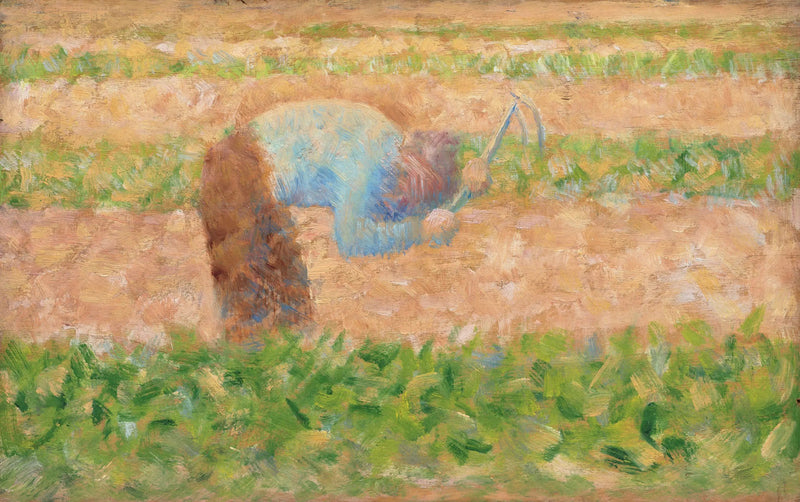 Mand med en hakke - Georges Seurat
