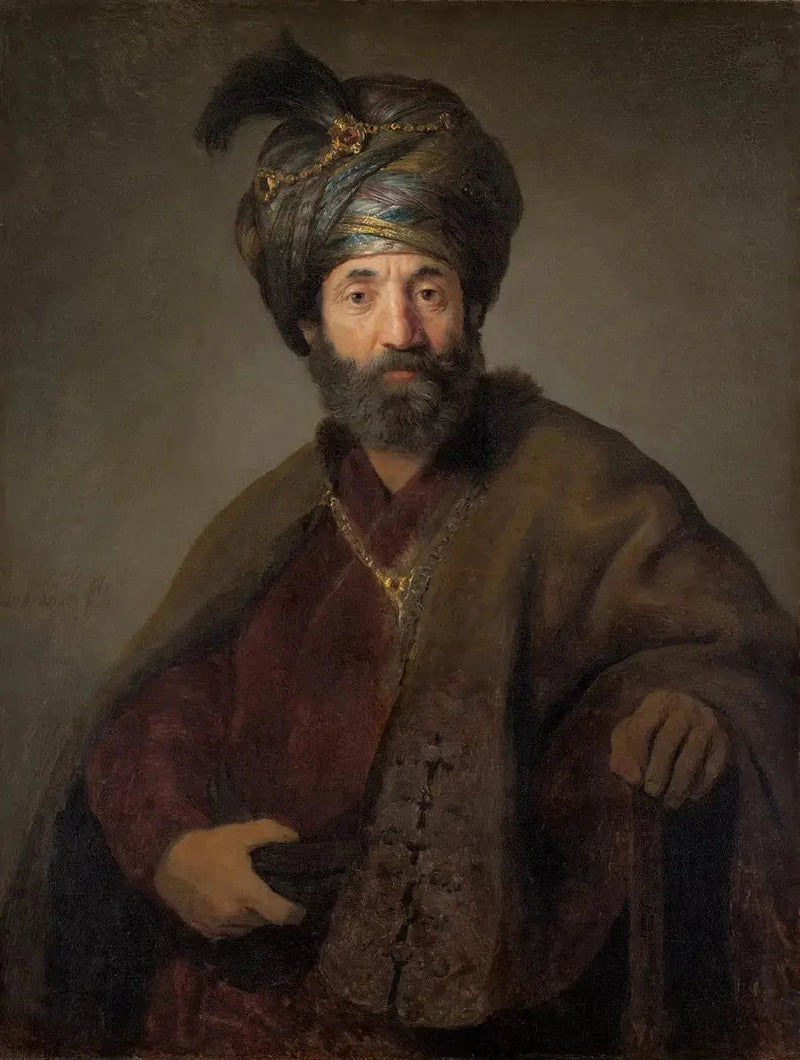 Mand i orientalsk kostume - Rembrandt