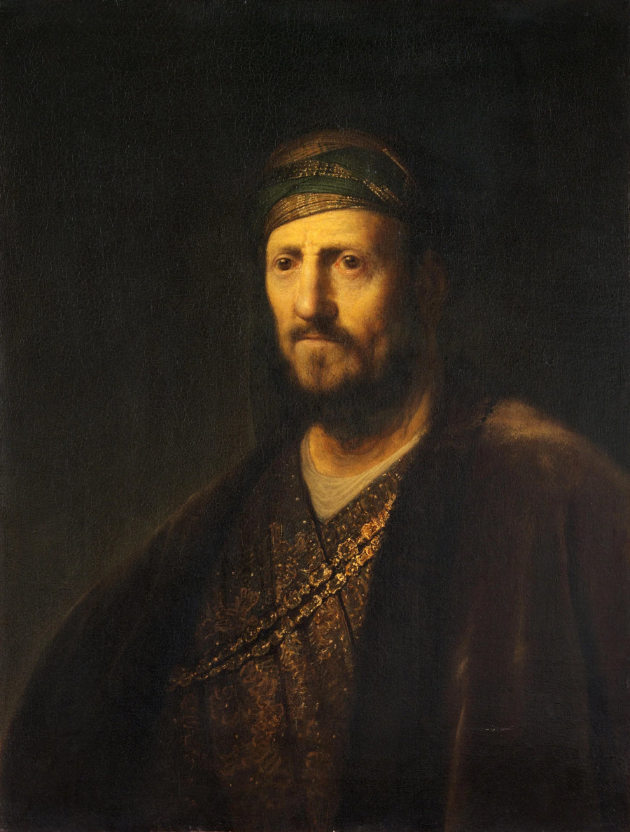 Mandbuste i orientalsk kostume - Rembrandt