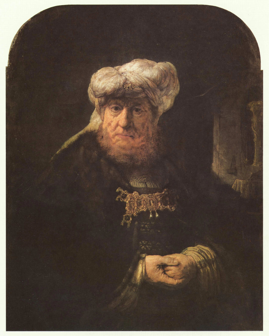 Mand i orientalsk kostume - Rembrandt