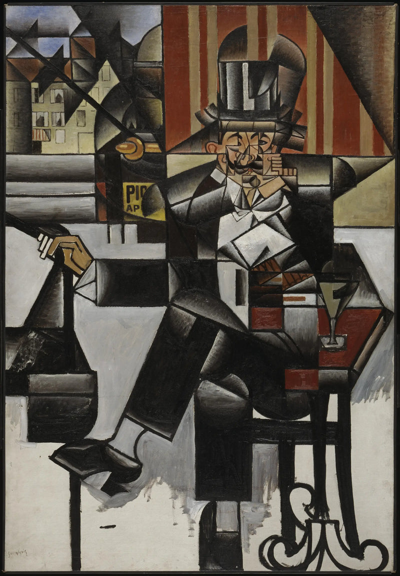 Mand i en café - Juan Gris