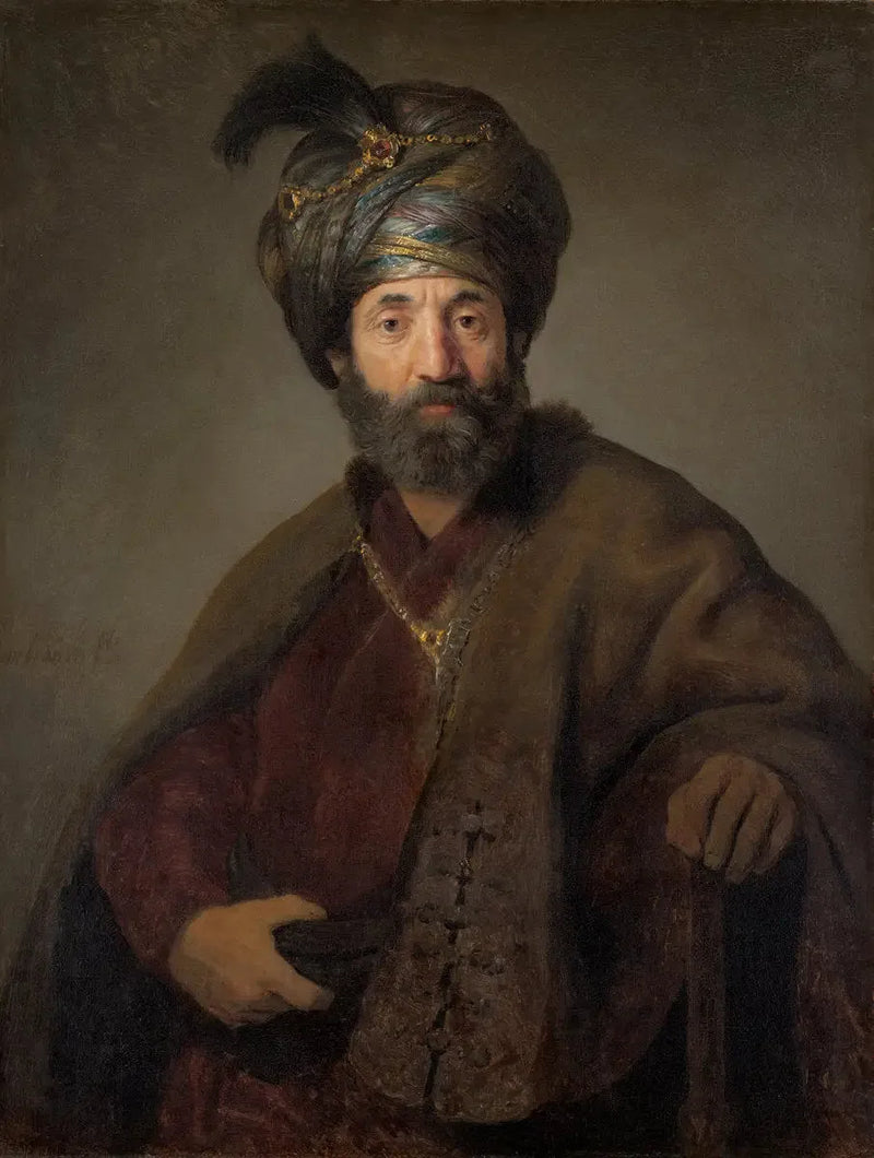Mand i orientalsk kostume - Rembrandt