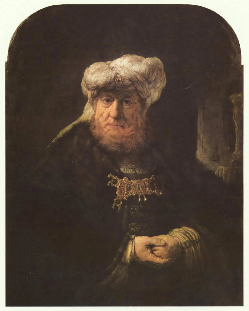 Mand i orientalsk kostume - Rembrandt