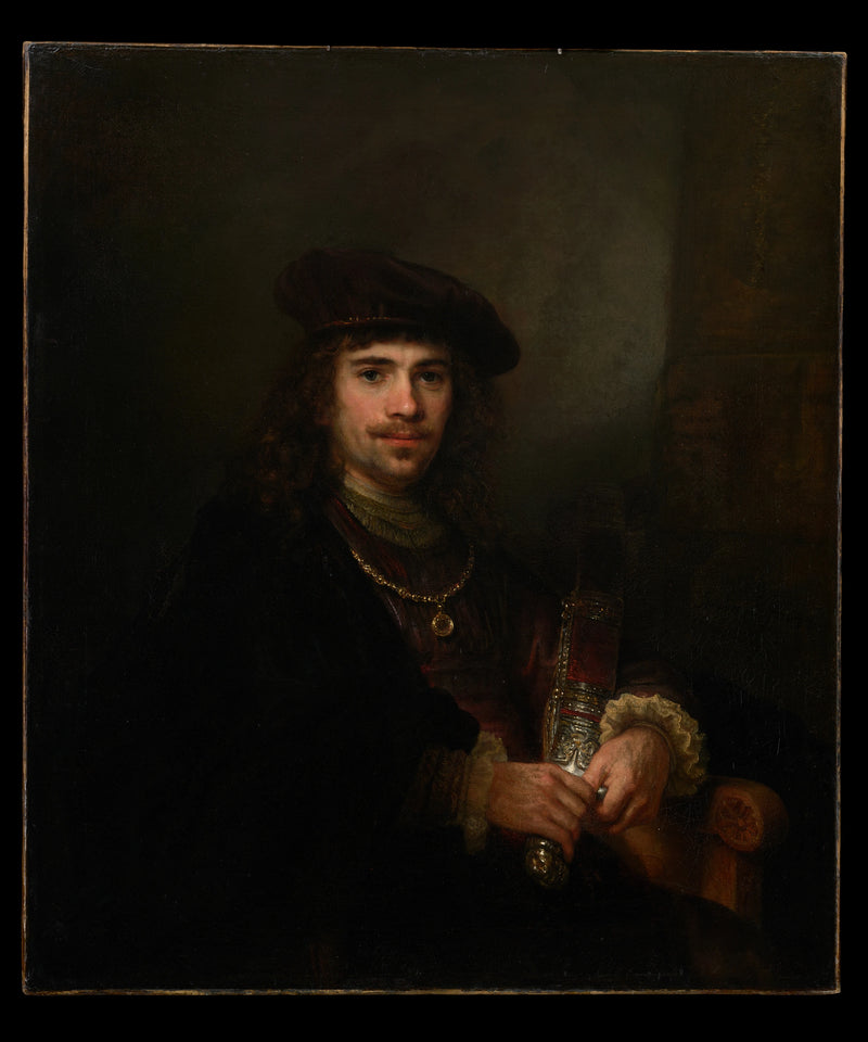 Mand med et sværd og en baret - Rembrandt