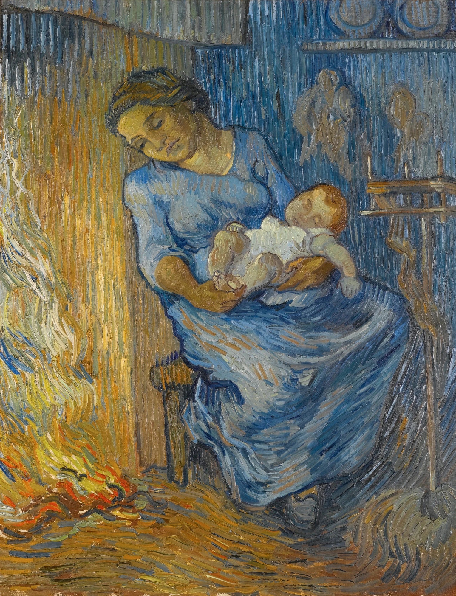 L’Homme est en mer d’après Virginie Demont-Breton de Vincent van Gogh – reproduction peinture à l’huile
