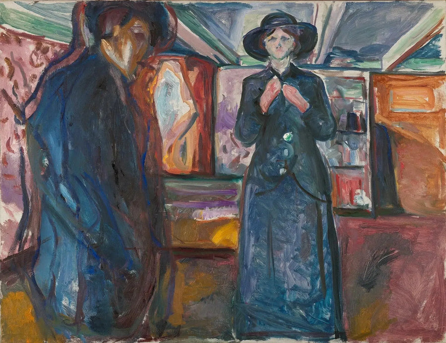 Mand og Kvinde - Edvard Munch