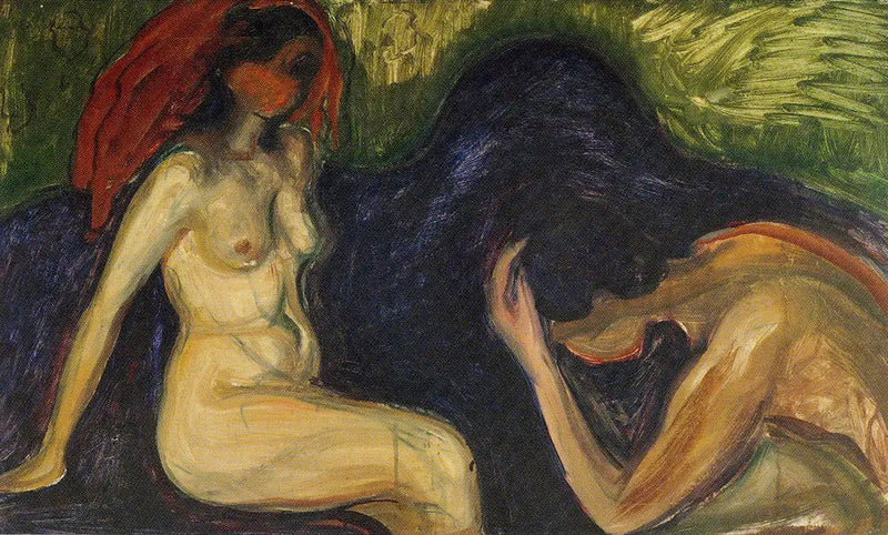 Mand og Kvinde - Edvard Munch