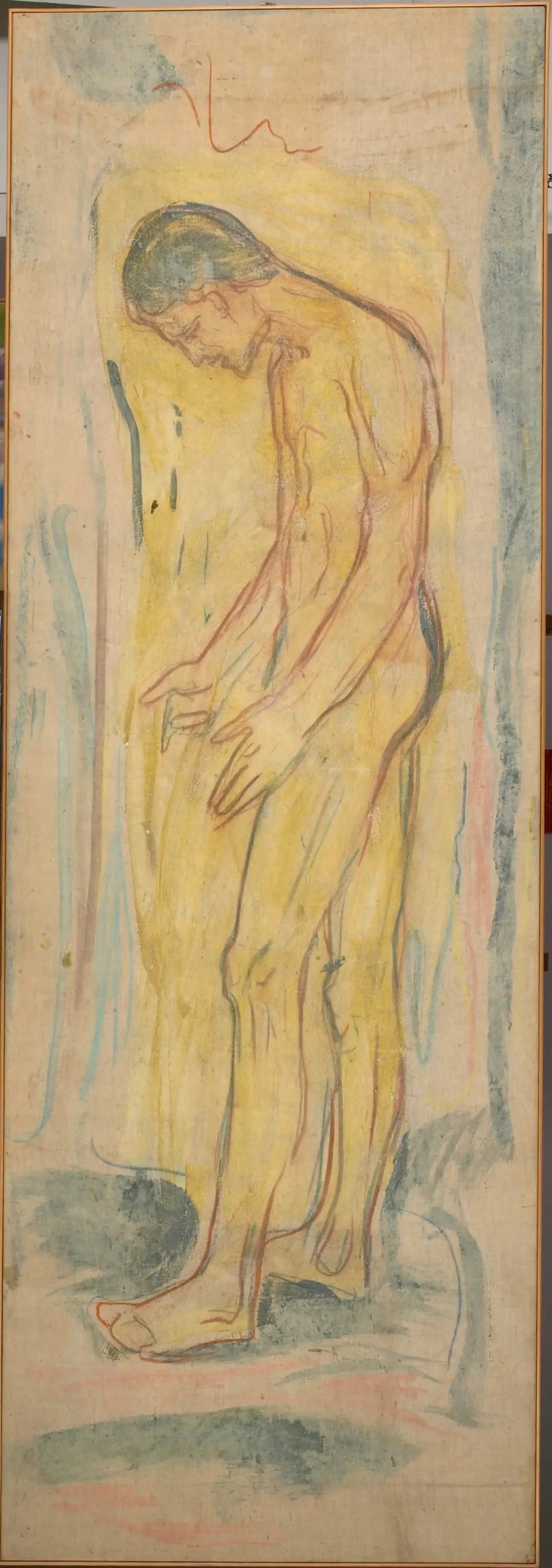 Stående nøgen mand. La SSource - Edvard Munch