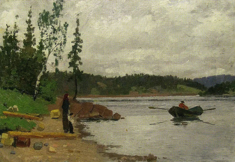 Mand der går mod kysten - Edvard Munch