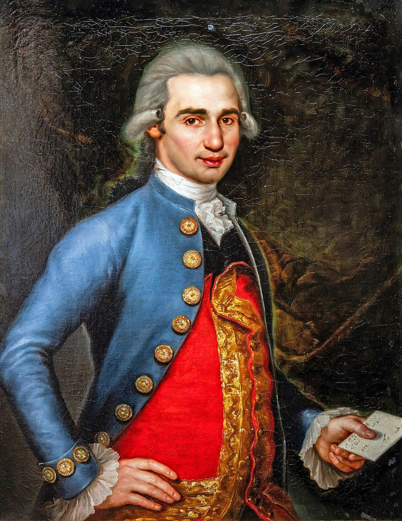 Mand, der holder et brev - Francisco Bayeu